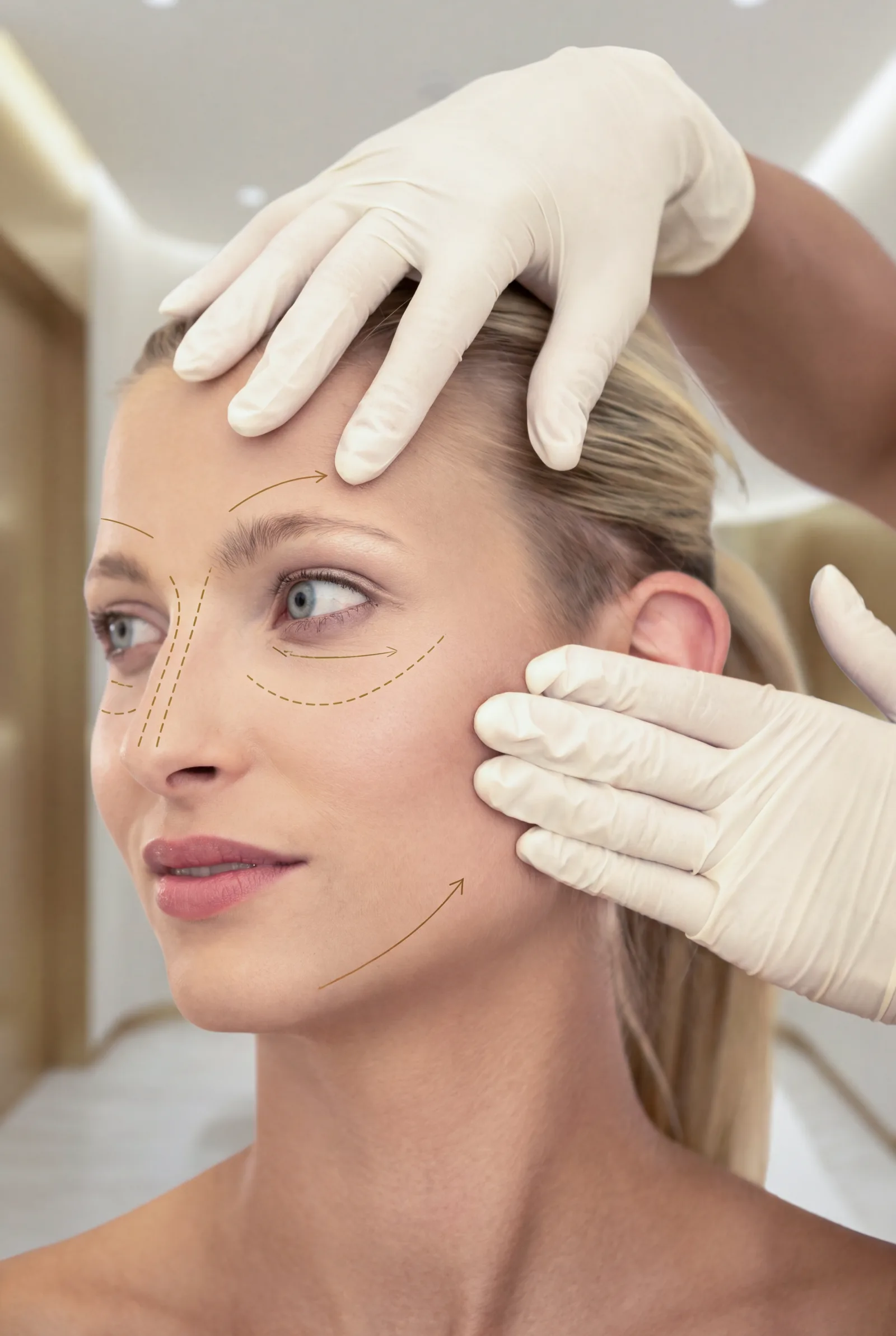 Facial implant sizing and profile analysis at Elora Polyclinic